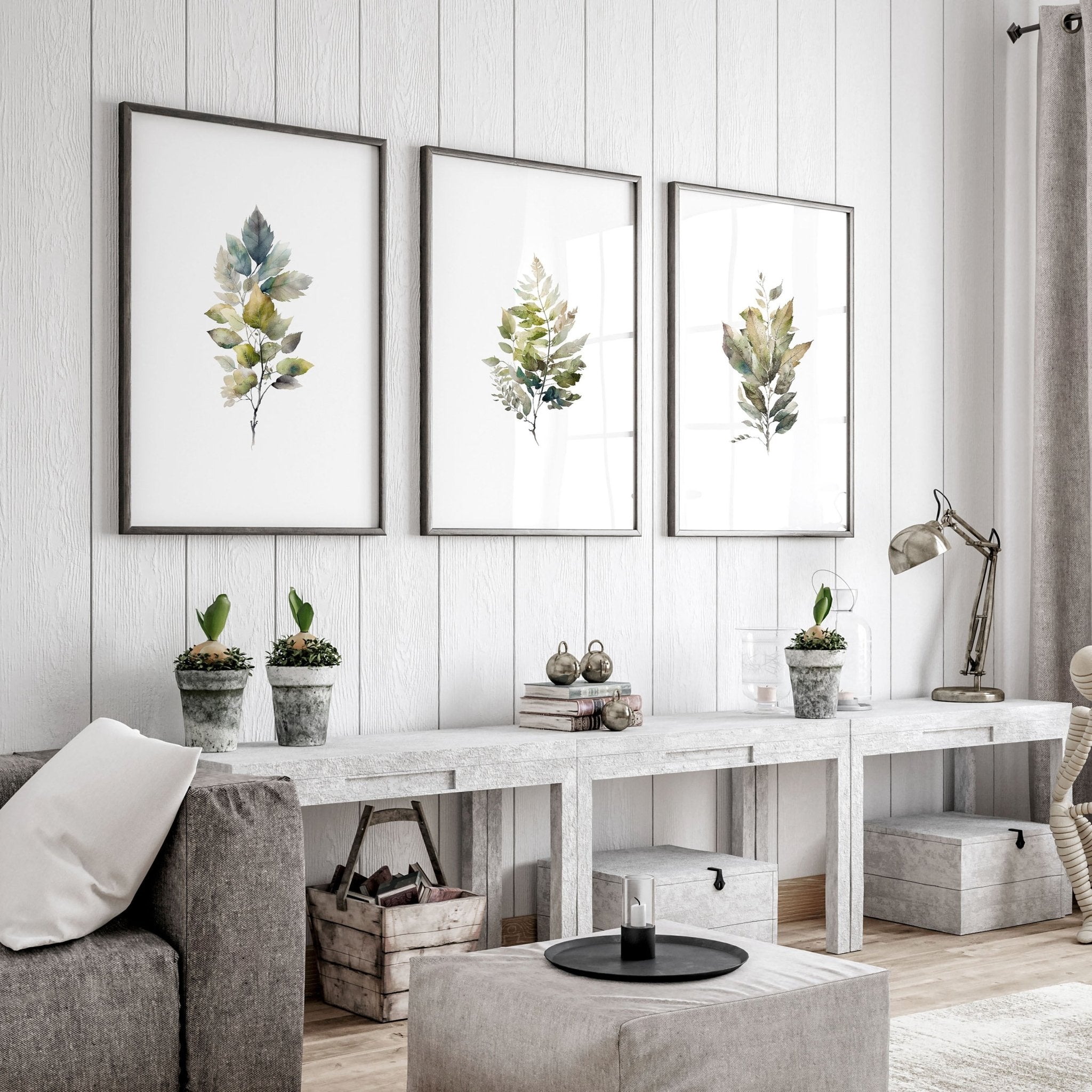 Art Prints Floral | Set of 3 wall art prints