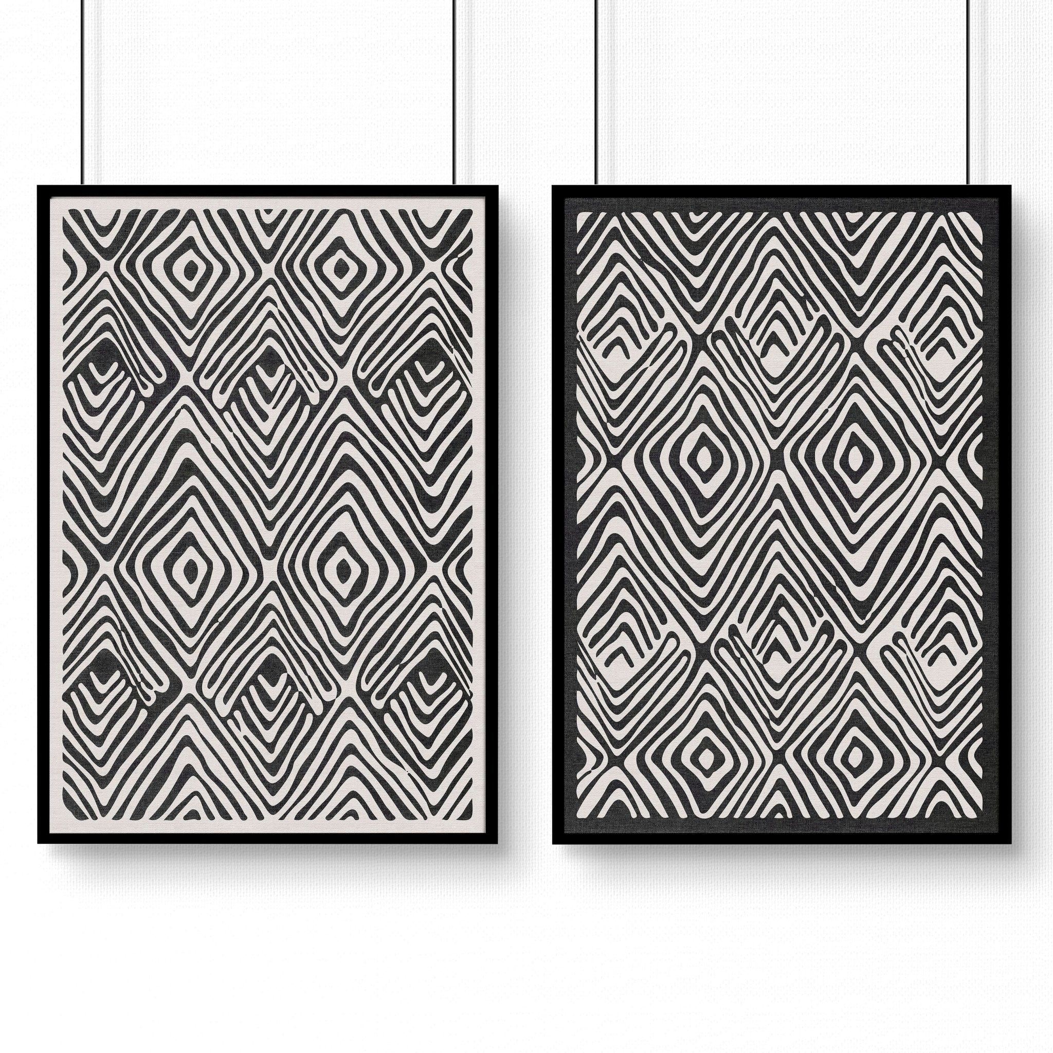Art Wall Decoration | Set of 2 wall art prints