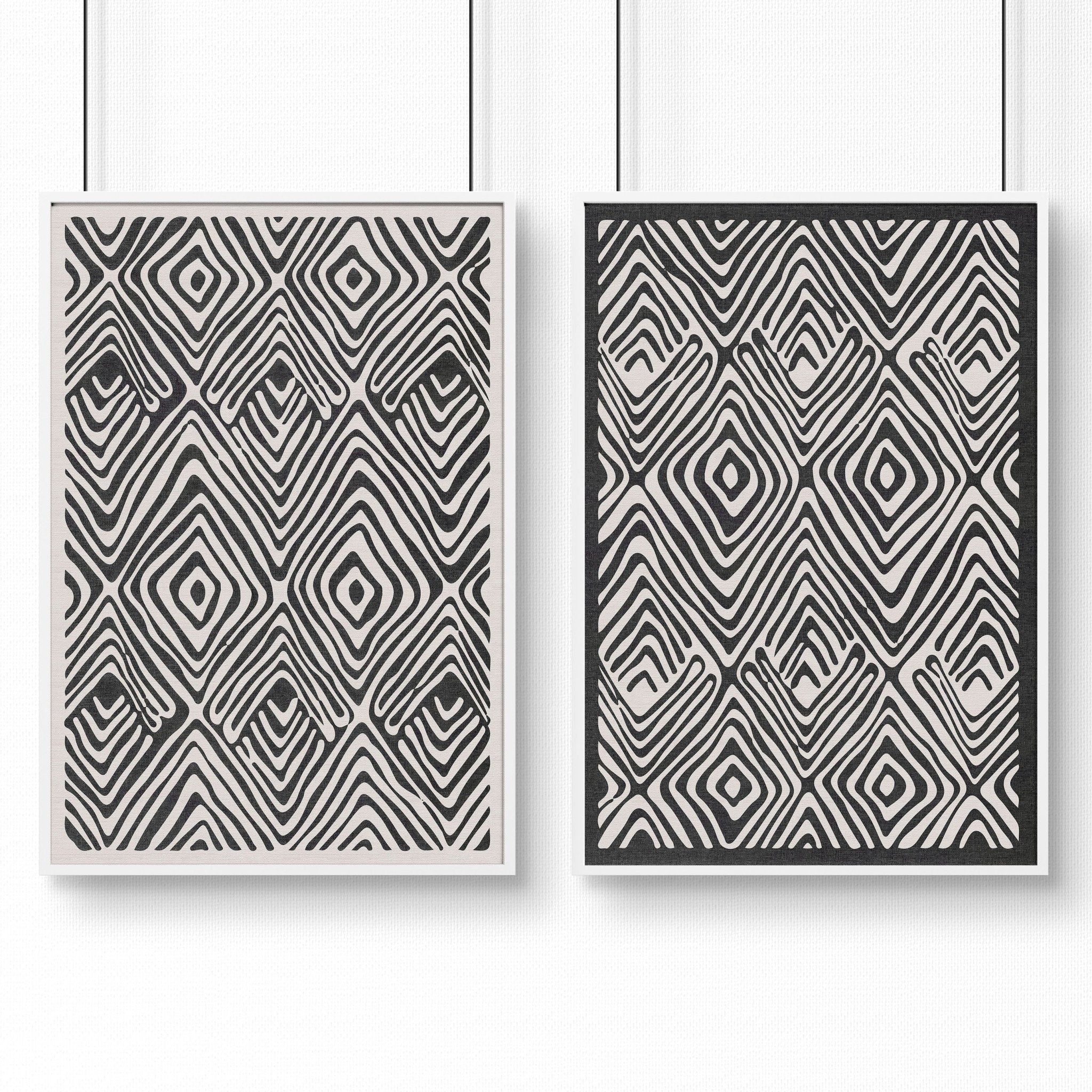 Art Wall Decoration | Set of 2 wall art prints