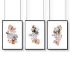 Colorful painting for wall | set of 3 wall art prints for office