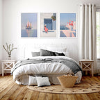 Artwork With Frames | Set of 3 Italian Lifestyle Wall art Prints