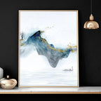 Asian artwork | set of 3 framed wall art prints