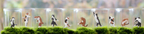 Ninja Cats Terrarium  Figures 28853