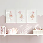 Ballerina Artwork | Set of 3 wall art prints
