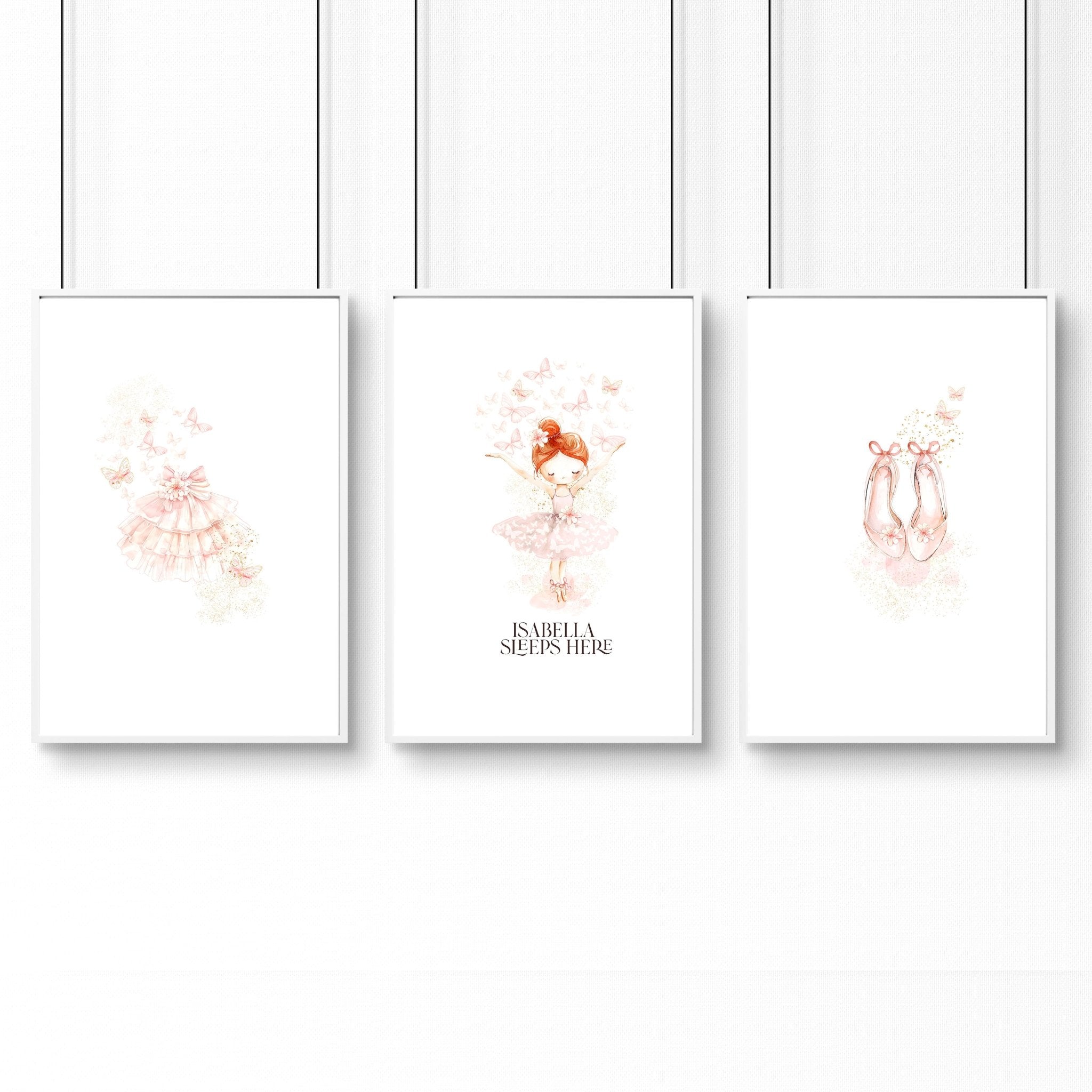 Ballet Dancer Wall Art | Set of 3 wall art prints