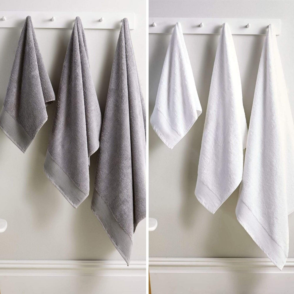 OLIVIA ROCCO Bamboo Cotton Luxury 600GSM Bath Towels Eco Friendly Highly Absorbent Soft Durable Designed In England Elegant Colours