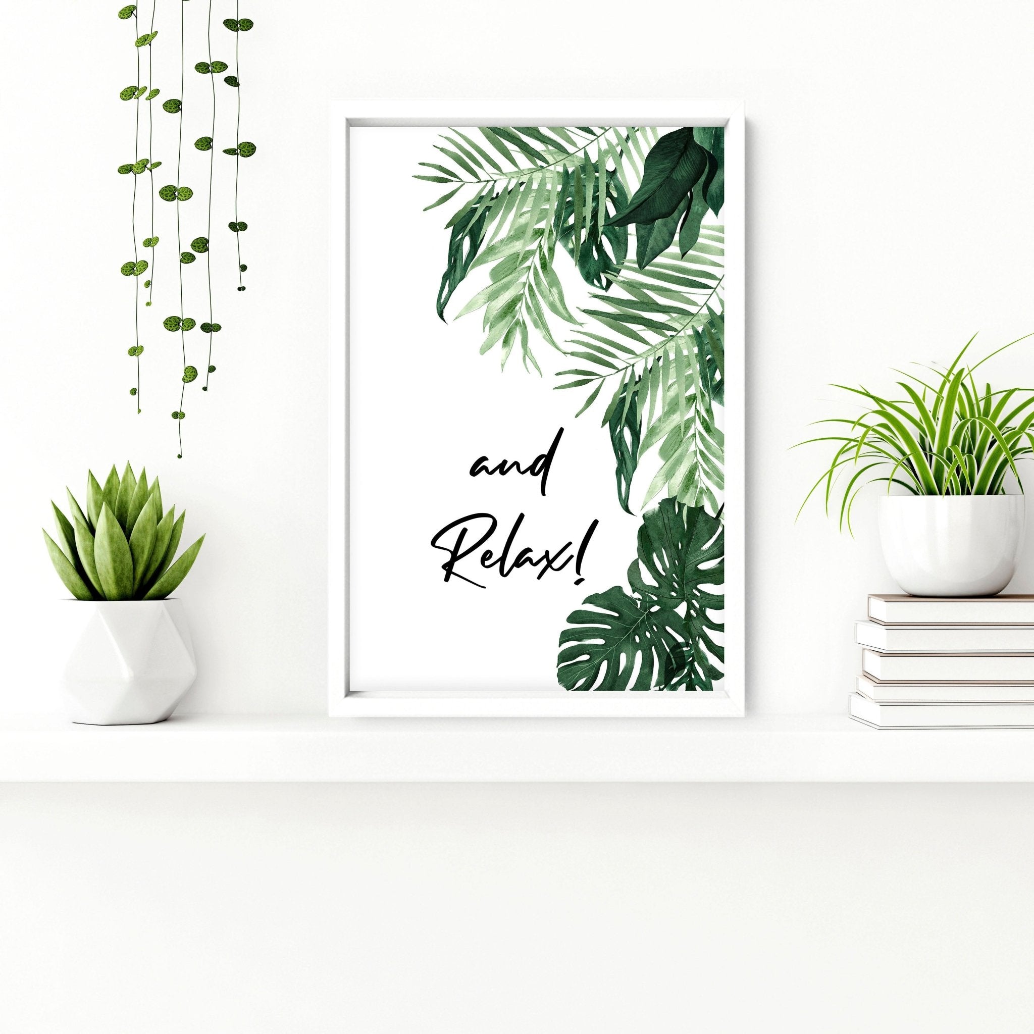 Art in bathroom | Set of 2 wall art prints