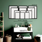 Bathroom Pictures Wall Art | set of 3 framed wall prints