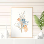 Beach theme decor wall art | Set of 3 wall art prints