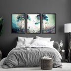 Bedroom Art Wall | Set of 3 wall art prints