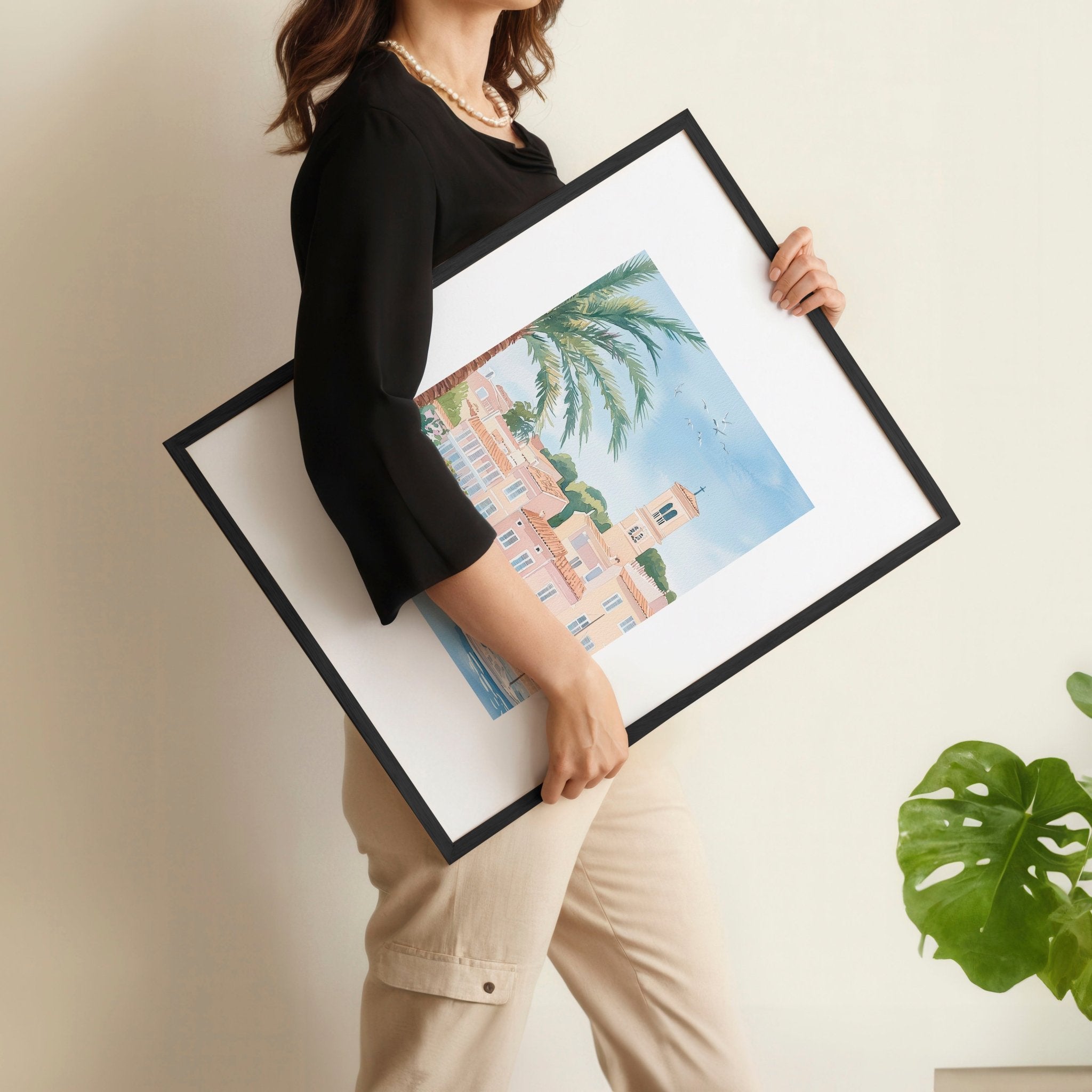 Best Wall Art For Living Room | Set of 3 Beach Decor Wall art Prints