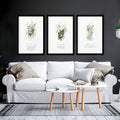 Bible verse wall art for living room | set of 3 wall art prints