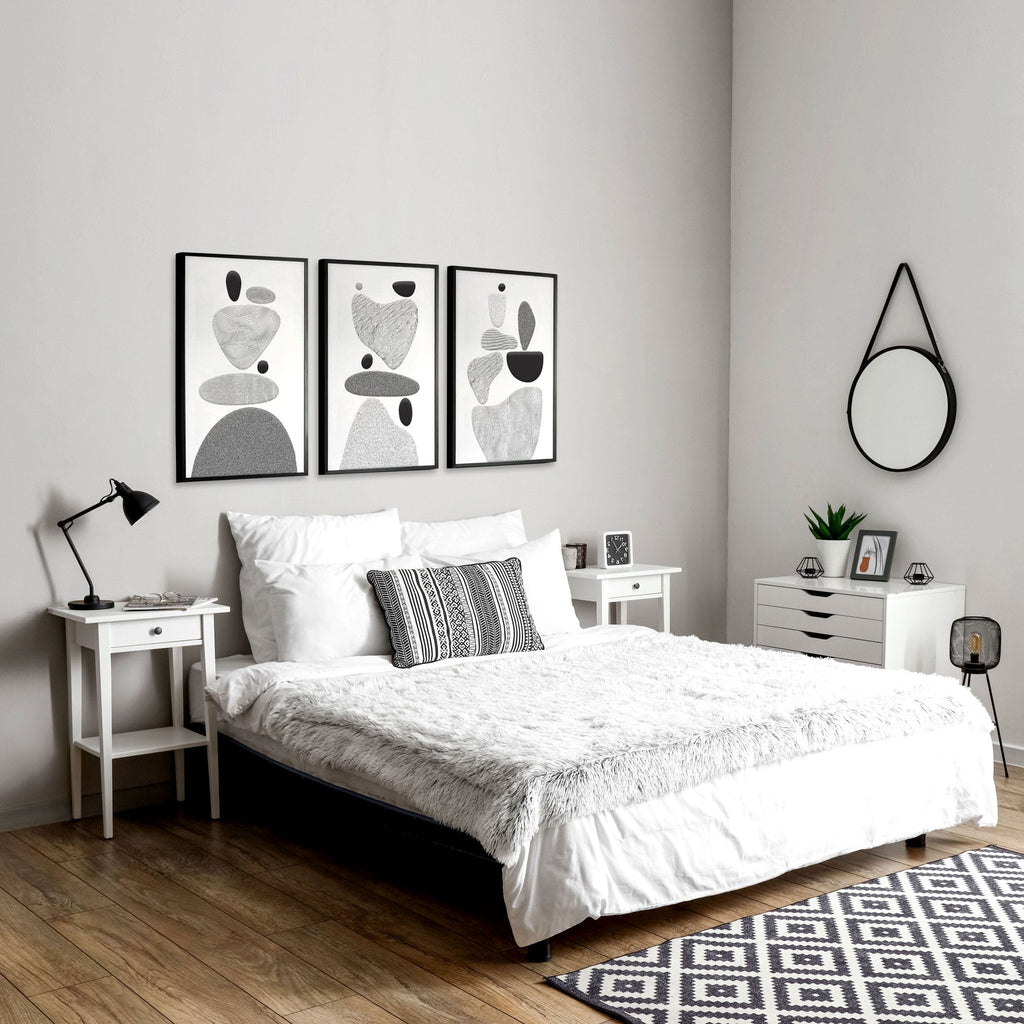 Black And White Poster Prints | Set of 3 wall art prints