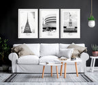 Black and White Photos for Wall | Manhattan Set of 3