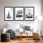 Black and White Photos for Wall | Manhattan Set of 3