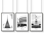 Black and White Photos for Wall | Manhattan Set of 3