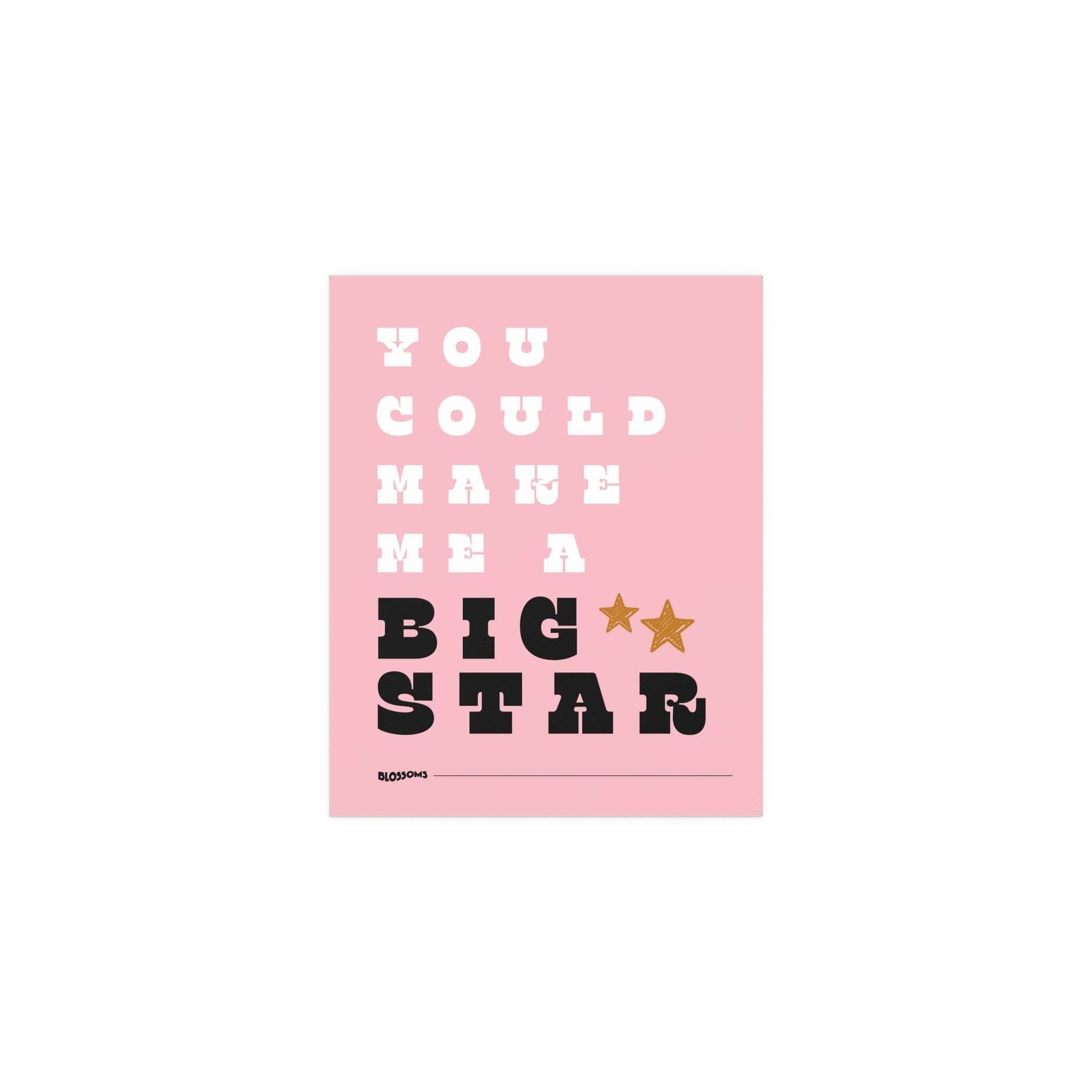 Blossoms - Big Star (Pink + White + Black) - Nest UK