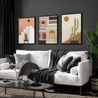 Wall art for living rooms | set of 3 Bohemian art prints