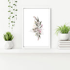 Boho Chic wall art prints | set of Bathroom wall decor