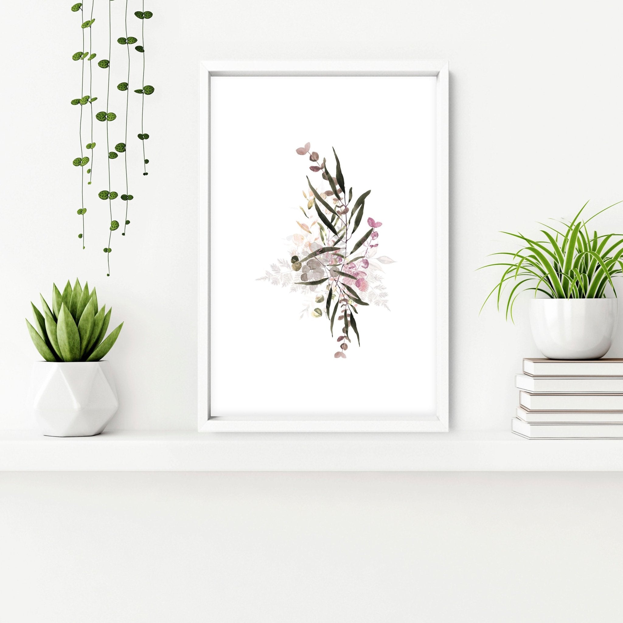 Boho Chic wall art prints | set of Bathroom wall decor