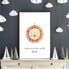 Wall art for Safari nurseries | set of 2 Boho wall art prints