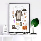 Boho style home decoration | Fashion Wall Art Print