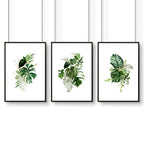 Botanical prints | set of 3 wall art prints