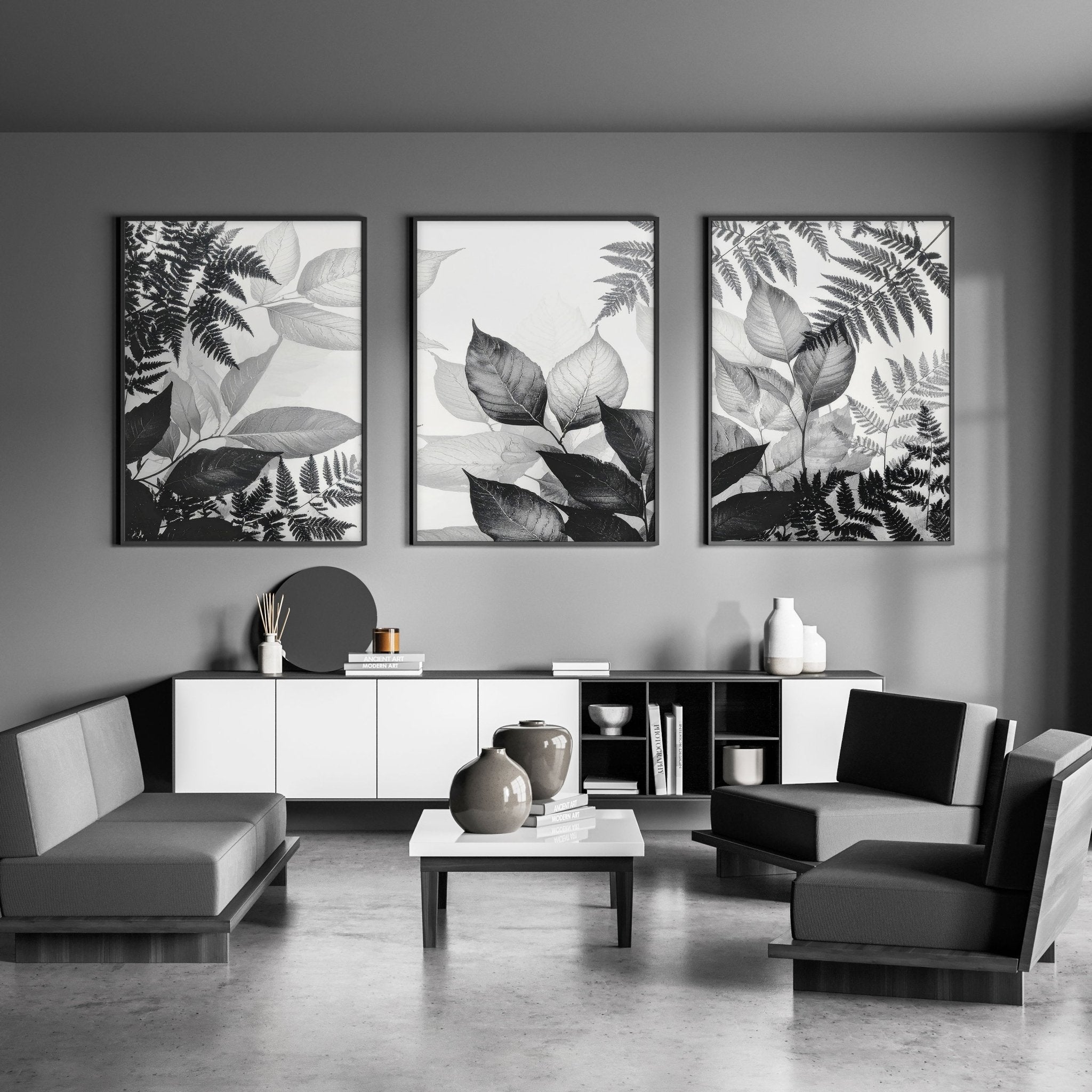 Botanical Wall Art | Set of 3 Botanical Wall art Prints