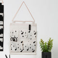 White Wall Hanging Pocket Organiser | Verti