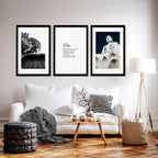 Buddhist wall art  | set of 3 wall art prints