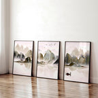 Art for the office wall | set of 3 framed wall art prints