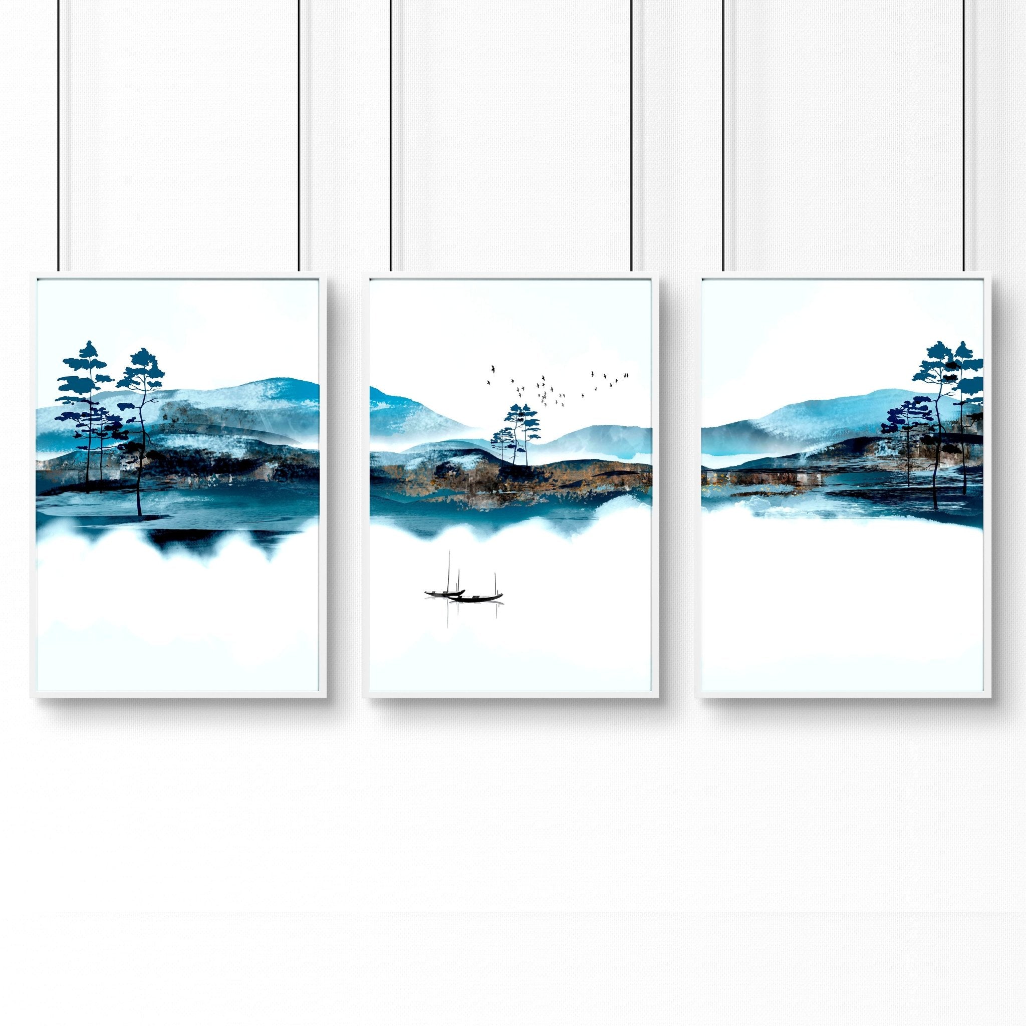 Art wall office | set of 3 framed wall art