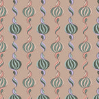 Carousel Twist - Vintage Shell - Wallpaper - Micaela Sharp Collaboration