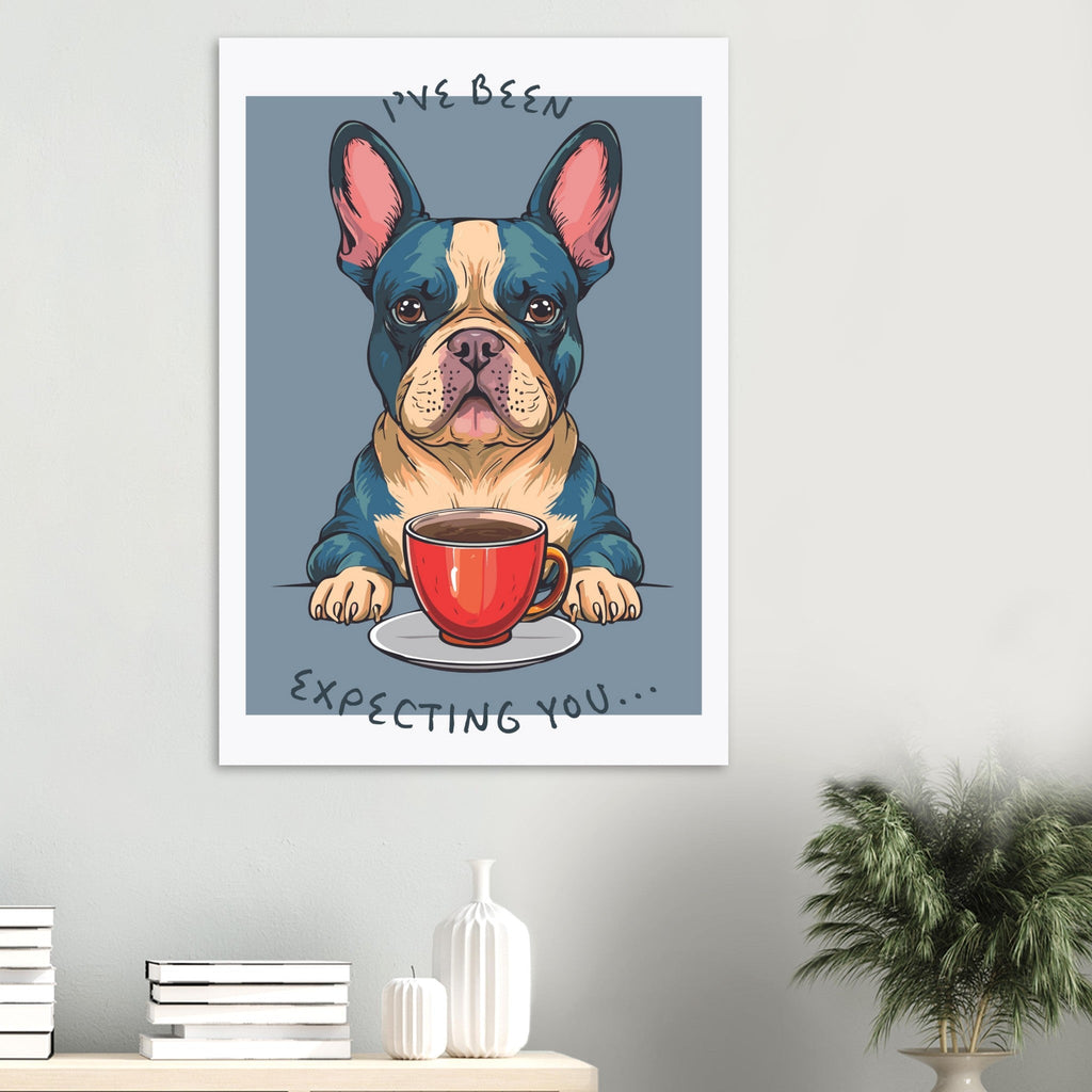 'I've Been Expecting You' (Dog) - Premium Matte Paper Poster