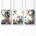 Framed Wall Art for Living Room – Set of 3 Prints