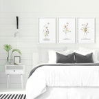 Christian art for bedroom | set of 3 wall art prints