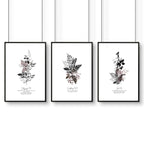 Christian artwork | Set of 3 framed wall art