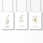 Set of 3 pictures for hallway | set of 3 Christian wall art prints