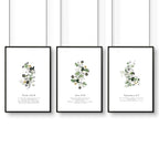 Bible wall art for bedroom | set of 3 wall art prints