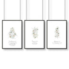 Christianity art for bedroom | set of 3 wall art prints