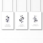 Christianity pictures wall art for living room | set of 3 wall art prints