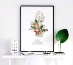 Christianity quotes for bedroom | set of 3 wall art prints