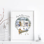 Wall decor for Christmas | wall art print