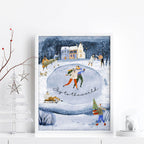 Indoor Christmas wall decorations | wall art print