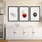 Cool Wall Art | Set of 3 Pop Wall art Prints