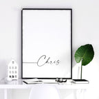 Custom valentines gift | set of 3 wall art prints for Bedroom