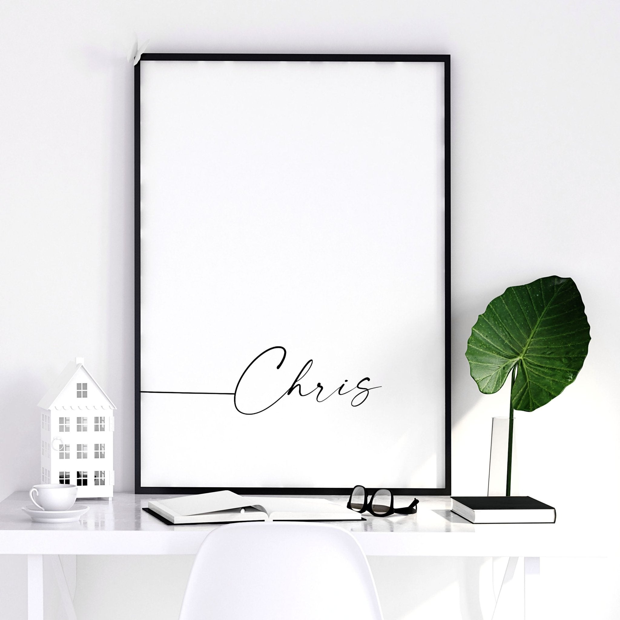 Custom valentines gift | set of 3 wall art prints for Bedroom