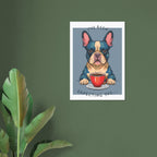 'I've Been Expecting You' (Dog) - Premium Matte Paper Poster