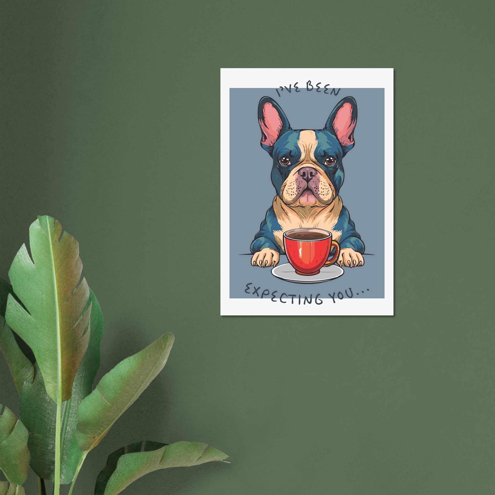 'I've Been Expecting You' (Dog) - Premium Matte Paper Poster