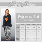 OLIVIA ROCCO Womens Thermal Fleece Pyjamas Set Highland Cow Animal Print Winter Super Soft Cosy Home Loungewear